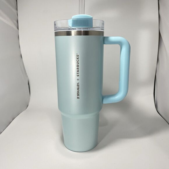 Starbucks x Stanley 2025 China Summer Fresh Blue 30oz SS Tumbler With Box - Picture 5 of 8